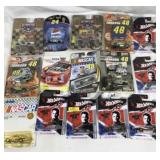 15 Diecast Racing Cars, all sealed in packages