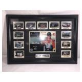 Jeff Gordon racing memorabilia shadow box