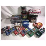 NASCAR tin box collection