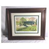 Thelma Winter Winterï¿½s Covered Bridge Framed Art