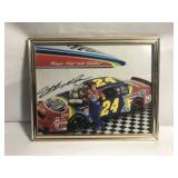 Autographed Jeff Gordon framed photo
