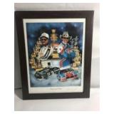Autographed Jean Barnes, Dale Earnhardt and