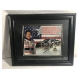 Autographed Dale Earnhardt framed photo