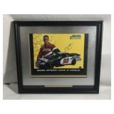 Autographed Jimmie Johnson framed photo