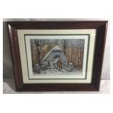 Thelma Winters Framed Chapel in the Woods