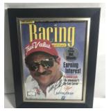 Dale Earnhardt  Autographed & Framed Magazine