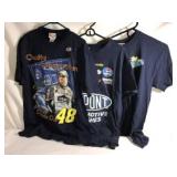 3 pair NASCAR T-shirts