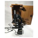 Vintage Spencer Buffalo Microscope Mid-Century