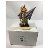 Collectible Hummel Figurine titled Is It Raining
