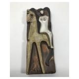 Helmut Friedrich Schï¿½ffenacker MCM Wall Plaque