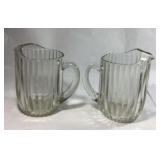 Vintage Glass Beverage (Beer) Pitchers (2)