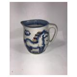 MA Handley Hand Painted Pottery Pitcher