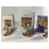 3 Hummel Figurines : Merry Wanderer, Strolling