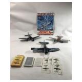 Metal War Planes from World War II