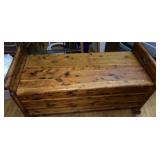 Sleigh-Style Aromatic Red Cedar Hope Chest