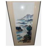 East Asian Contemporary Landscape Watercolor