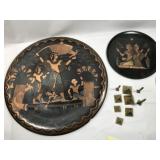 Egyptian Collection- 2 Wall Plaques & Metal