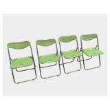 Mid-Century Modern Style Acrylic & Chrome Chairs