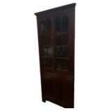 Mahogany Corner Cabinet