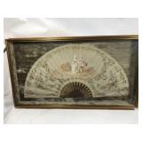 Antique Framed French Hand Fan