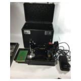 Antique Singer portable electric sewing machine