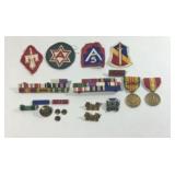 Collection of various US military memorabilia