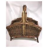 Wicker Magazine Stand