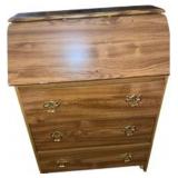 Traditional Style Drop-Front Secretary Desk