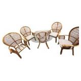 Coastal Island Style Rattan Set