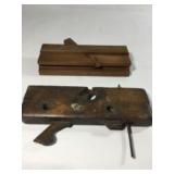 Vintage Wooden Molding Planes 8 1/2 x 3