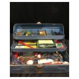 Metal tackle box