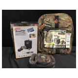 Coleman kit and camo bags