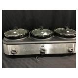 GE triple crock pot