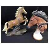 Horse statues