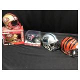 NFL helmets