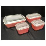 Vintage Pyrex Pink Set