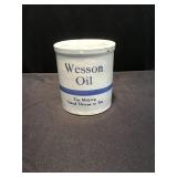 Wesson Oil Advertising Crock