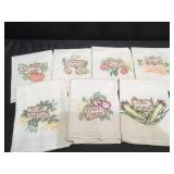 Embroidered Dish Towel Set