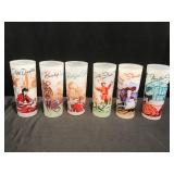 Vintage Frosted glasses