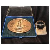 Archer Petroluem Belt Buckle and clip