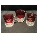 Ruby Red Souvenir Glasses