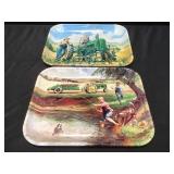 John Deere Metal Trays