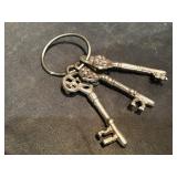 Metal Skeleton keys