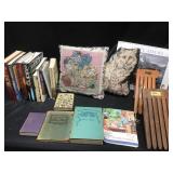 Books, pillow & misc