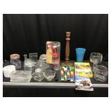 Glassware & misc