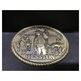 1982 Heston National Finals Rodeo Belt Buckle
