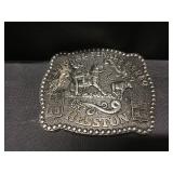 1985 Heston National Finals Rodeo Belt Buckle