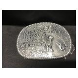 1992 Heston National Finals Rodeo Belt Buckle