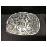 1993 Heston National Finals Rodeo Belt Buckle