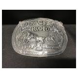 1994 Heston National Finals Rodeo Belt Buckle